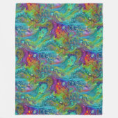 Couverture Polaire Art of Image Abstraction - modèle transparent 2 (Devant)