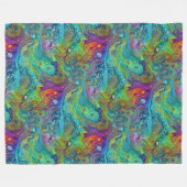 Couverture Polaire Art of Image Abstraction - modèle transparent 2 (Devant (Horizontal))