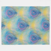 Couverture Polaire Art of Image Abstraction - motif transparent 7 (Devant (Horizontal))