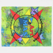 Couverture Polaire Art Par MAS Fleece Blanket (Devant (Horizontal))
