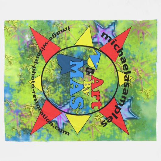 Couverture Polaire Art Par MAS Fleece Blanket (Devant (Horizontal))