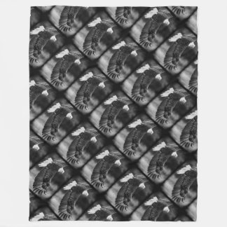 Couverture Polaire art patriotique américain des Etats-Unis de