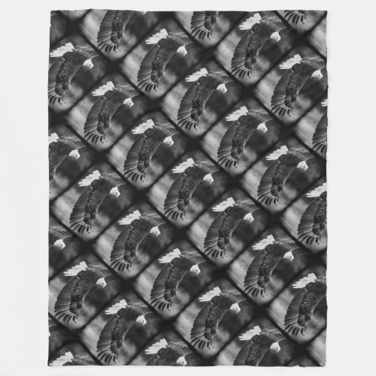 Couverture Polaire art patriotique américain des Etats-Unis de (Devant)