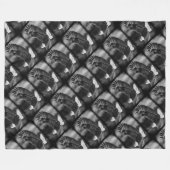 Couverture Polaire art patriotique américain des Etats-Unis de (Devant (Horizontal))