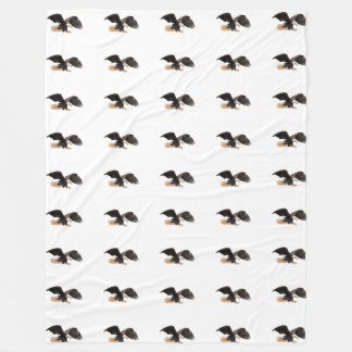 Couverture Polaire art patriotique américain des Etats-Unis de