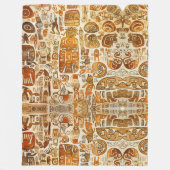 Couverture Polaire Art pétroglyphe antique (Devant)