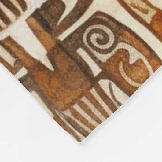 Couverture Polaire Art pétroglyphe antique (Coin)