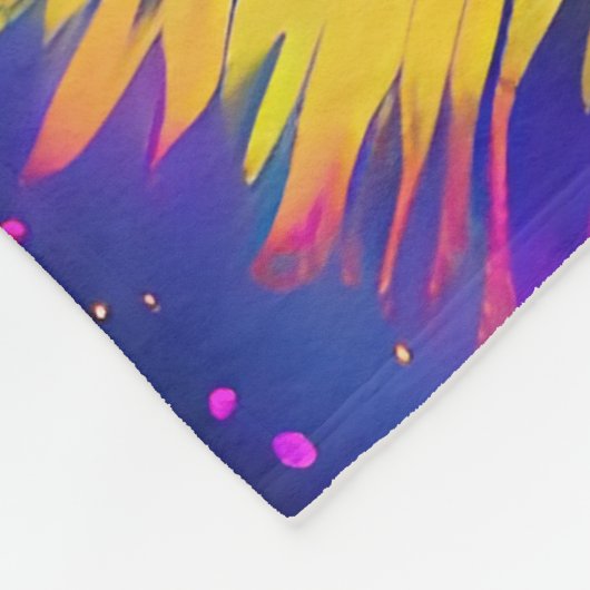 Couverture Polaire Art pop Shepard Confetti allemand avec nom faculta (Coin)