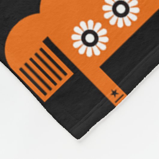 Couverture Polaire Art populaire de cheval scandinave (Coin)