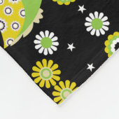 Couverture Polaire Art populaire de Chouette scandinave (Coin)