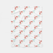 Couverture Polaire Art populaire Inséparable (Devant)