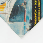 Couverture Polaire Art Poster vintage Titanic RMS (Coin)