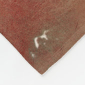 Couverture Polaire Art rouge or bleu Abstrait (Coin)