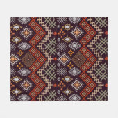 Couverture Polaire Art tribal boho sans couture motif (Devant (Horizontal))