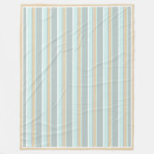 Couverture Polaire Art Unique De La Mer Vert Blanc Tan (Devant)