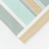 Couverture Polaire Art Unique De La Mer Vert Blanc Tan (Coin)