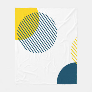 Couverture Polaire Art urbain abstrait moderne, simple, minimal et te