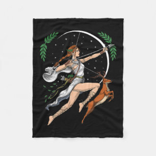 Couverture Polaire Artémis Déesse Grecque De La Chasse Grèce Ancienne