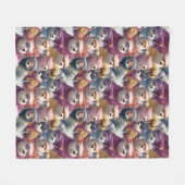 Couverture Polaire Artic Polar Bears Ski Club (Devant (Horizontal))