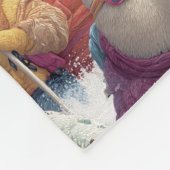 Couverture Polaire Artic Polar Bears Ski Club (Coin)