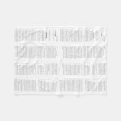 Couverture Polaire Articles d'impartition Blanche-Toison (Devant (Horizontal))