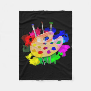 Couverture Polaire Artiste Palette