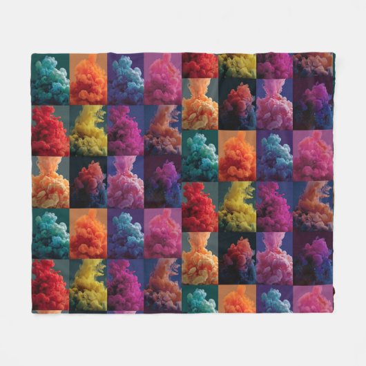 Couverture Polaire artistic pattern (Devant (Horizontal))