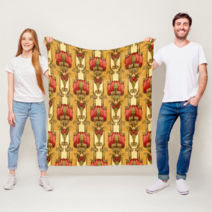 Couverture Polaire Arts & Artisanat, Artiste ou Fleurs de style Missi