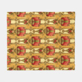 Couverture Polaire Arts & Artisanat, Artiste ou Fleurs de style Missi (Devant (Horizontal))