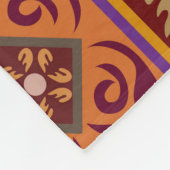 Couverture Polaire Arts indiens, jeu créatif sans couture. (Coin)