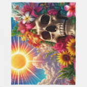 Couverture Polaire Artsy Skull (Devant)