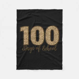 Couverture Polaire As T-shirts Guépard Léopard 100 Jours d'École 