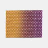 Couverture Polaire Asanoha japonais traditionnel Imprimer Bourgogne e (Devant (Horizontal))