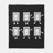 Couverture Polaire Ascenseur Technicien Cadeau Hommes Ascenseur Mécan (Devant)