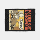 Couverture Polaire Ashland Liquor Bandit Raccoon Funny  (Devant (Horizontal))