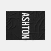 Couverture Polaire Ashton - Cool New Funny Name Fan Gift Tee  (Devant (Horizontal))