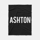 Couverture Polaire Ashton - Cool New Funny Name Fan Gift Tee  (Devant)