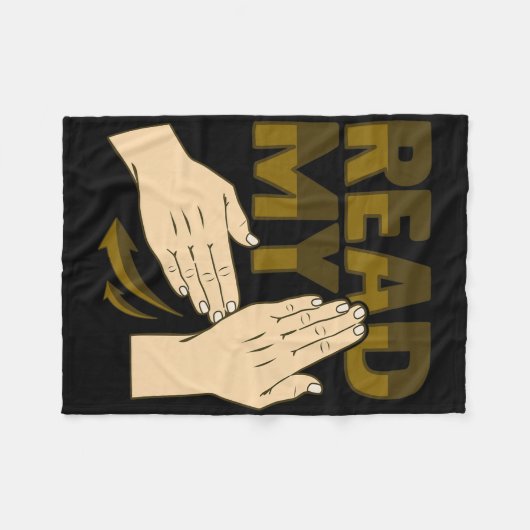 Couverture Polaire Asl Hand Gesture Deaf Hearing Loss Awareness 12  (Devant (Horizontal))