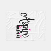 Couverture Polaire Asre To Insre Sitive Motivational Gift Tee  (Devant (Horizontal))