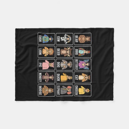 Couverture Polaire Assil Gesture Animaux Sourds Perte auditive Adjudi (Devant (Horizontal))
