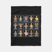 Couverture Polaire Assil Gesture Animaux Sourds Perte auditive Adjudi (Devant)