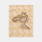 Couverture Polaire Assis Sirène (Devant)