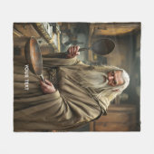 Couverture Polaire Assistant Cute Imaginaire - Poche (Devant (Horizontal))