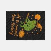 Couverture Polaire Assistant Grenouille Whimsical - Désactivé Pour Co (Devant (Horizontal))
