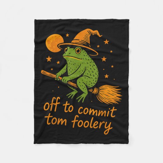Couverture Polaire Assistant Grenouille Whimsical - Désactivé Pour Co (Devant)
