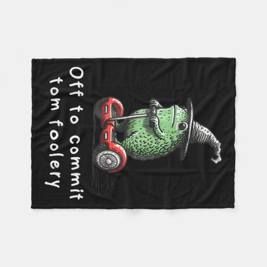 Couverture Polaire Assistant Grenouille Whimsical Désactivé Pour Enga (Devant (Horizontal))