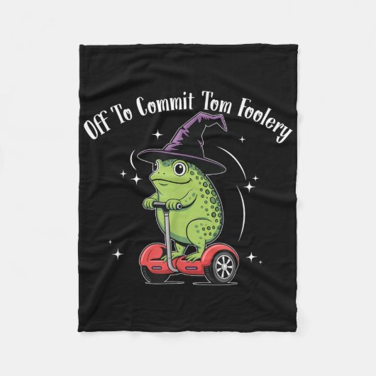 Couverture Polaire Assistant Grenouille Whimsical Désactivé Pour Enga (Devant)