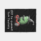 Couverture Polaire Assistant Grenouille Whimsical Désactivé Pour Enga (Devant (Horizontal))