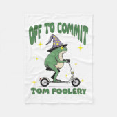 Couverture Polaire Assistant Grenouille Whimsical Désactivé Pour Enga (Devant)