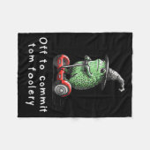 Couverture Polaire Assistant Grenouille Whimsical Désactivé Pour Enga (Devant (Horizontal))